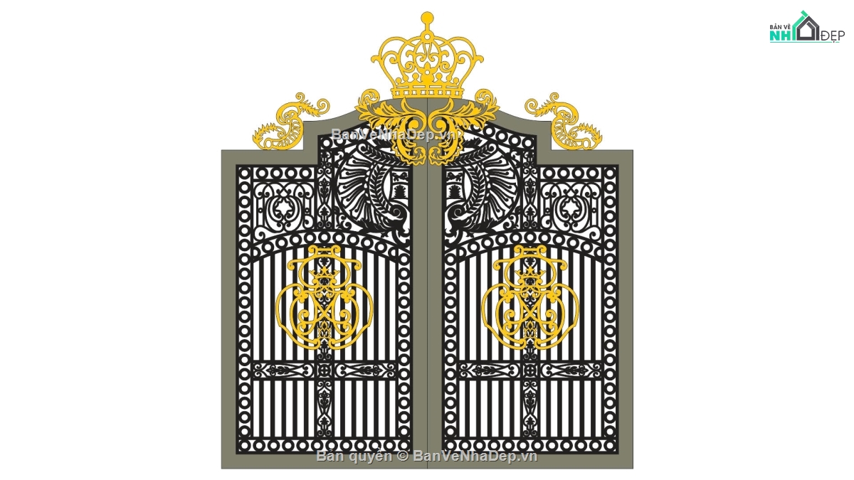 File cnc cổng biệt thự,mẫu cổng 2 cánh,cổng 2 cánh biệt thự