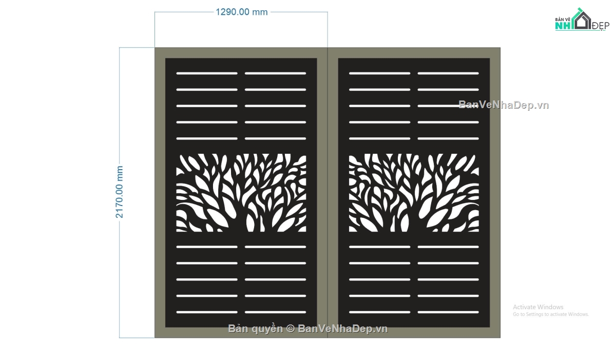 cổng 2 cánh cnc,file cnc cổng 2 cánh,mẫu cnc cổng 2 cánh