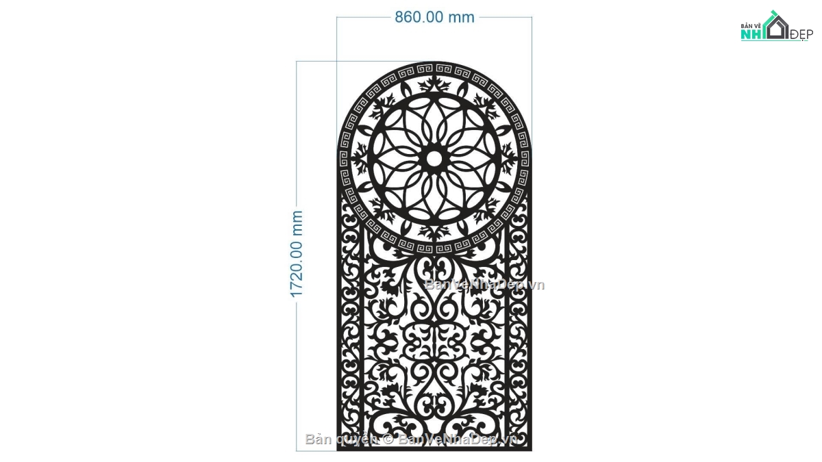 cnc cửa lá tây,cửa cnc,cửa dxf