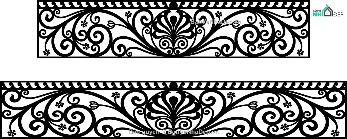 Mẫu lan can,lan can cnc,lan can