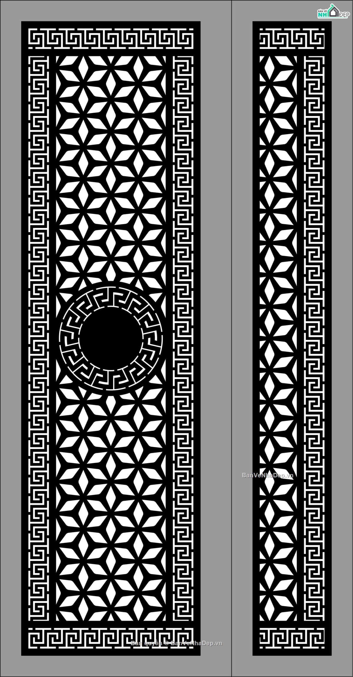 cổng 4 cánh cnc,Mẫu cổng 4 cánh cnc,bản vẽ cổng cnc