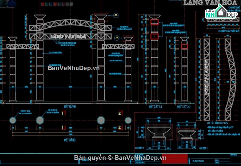 mẫu cổng làng,mẫu cổng làng văn hóa,cổng làng văn hóa