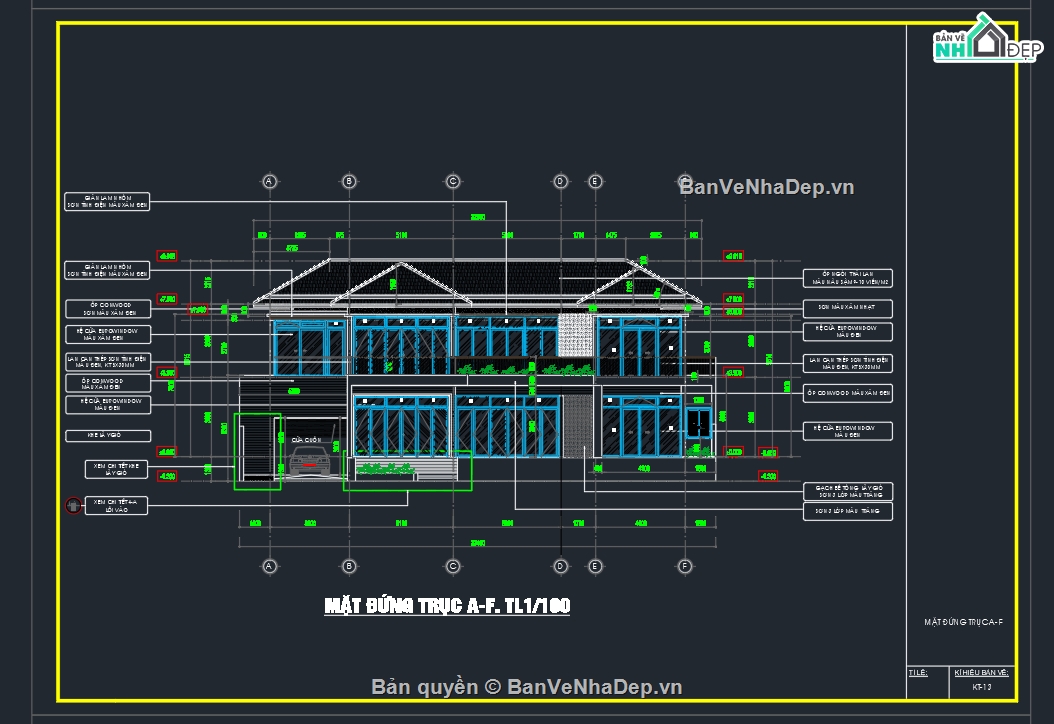 Kiến trúc biệt thự 2 tầng,chi tiết biệt thự 2 tầng,biệt thự vườn 2 tầng,bản vẽ biệt thự 2 tầng,biệt thự 2 tầng 20.4x25m,mẫu biệt thự 2 tầng 20x25m