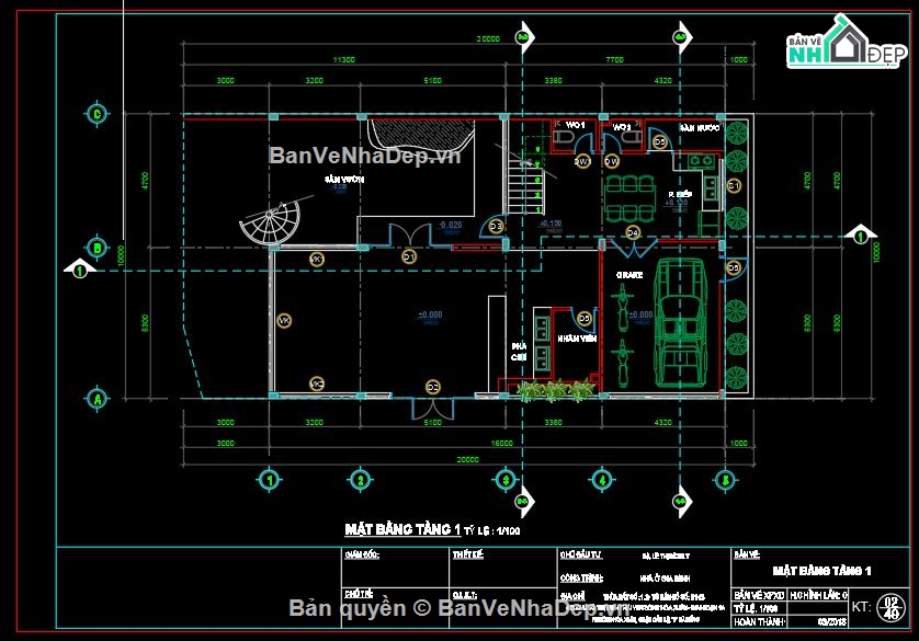 Biệt thự 4 tầng file cad,file cad Biệt thự 4 tầng,Bản vẽ cad Biệt thự 4 tầng,Bản vẽ autocad Biệt thự 4 tầng,file autocad Biệt thự 4 tầng,file cad 10x20m