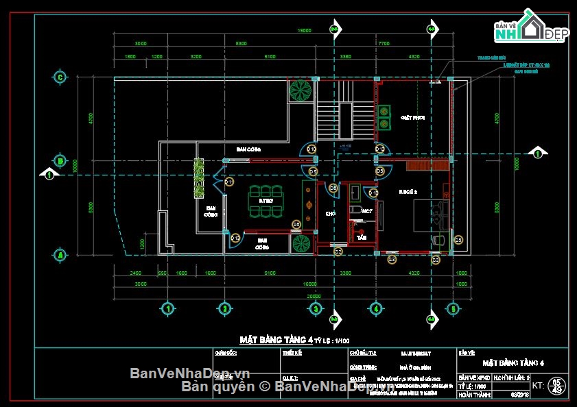 Biệt thự 4 tầng file cad,file cad Biệt thự 4 tầng,Bản vẽ cad Biệt thự 4 tầng,Bản vẽ autocad Biệt thự 4 tầng,file autocad Biệt thự 4 tầng,file cad 10x20m