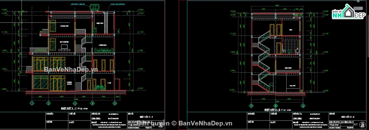 Biệt thự 4 tầng file cad,file cad Biệt thự 4 tầng,Bản vẽ cad Biệt thự 4 tầng,Bản vẽ autocad Biệt thự 4 tầng,file autocad Biệt thự 4 tầng,file cad 10x20m