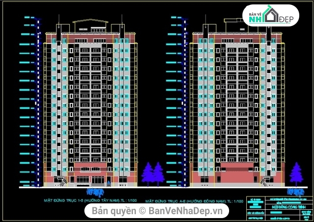 bản vẽ chung cư,chung cư cao tầng,chung cư,chung cư 16 tầng