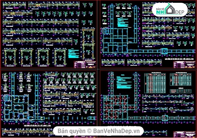 trường THCS Lộc An,thiết kế trường THCS Lộc An,mẫu thiết kế trường học,File cad trường học