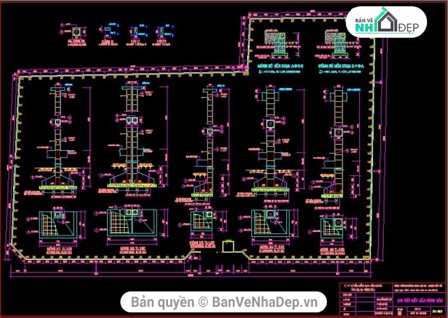 trường THCS Lộc An,thiết kế trường THCS Lộc An,mẫu thiết kế trường học,File cad trường học