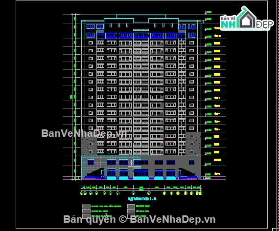 5 bản vẽ Full Kiến Trúc, Kết Cấu, Điện Nước chung cư mới