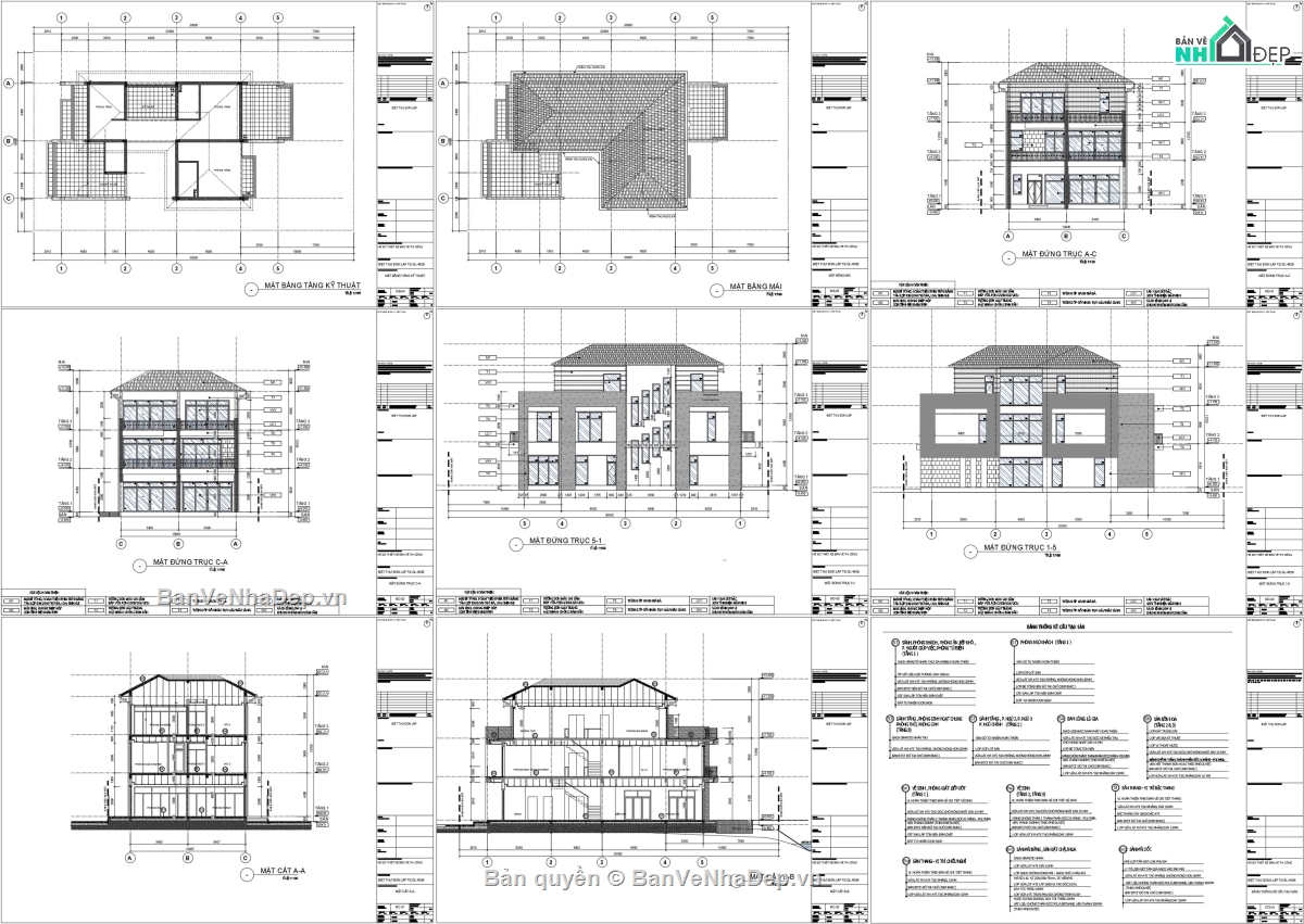 Bản vẽ biệt thự 3 tầng đẹp,Thiết kế biệt vườn đẹp,biệt thự nhà vườn,cad biệt thự nhà vườn