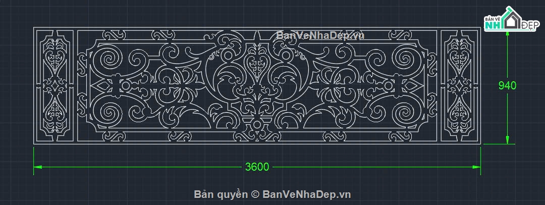 Mẫu lan can,lan can,lan can cnc,thiết kế lan can