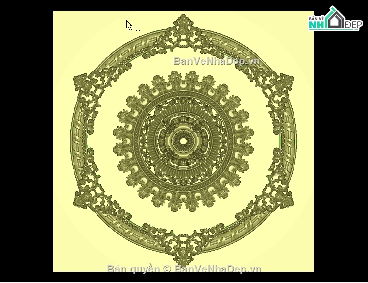 mâm trần,mâm trần đẹp,thiết kế mâm trần,thiết kế mâm trần cnc