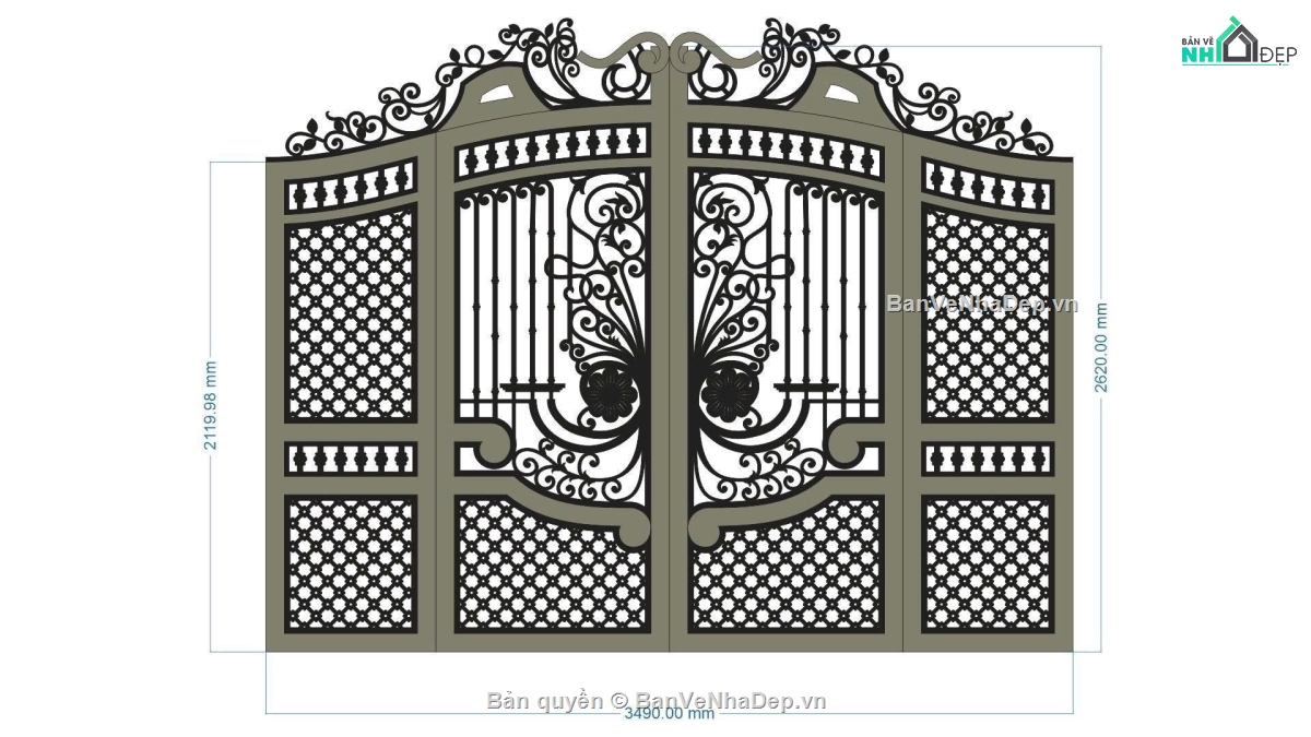 File cnc cổng 4 cánh,mẫu cnc cổng 4 cánh,cnc cổng 4 cánh