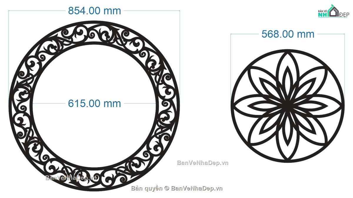 hoa văn tròn,hoa văn,cnc hoa văn tròn