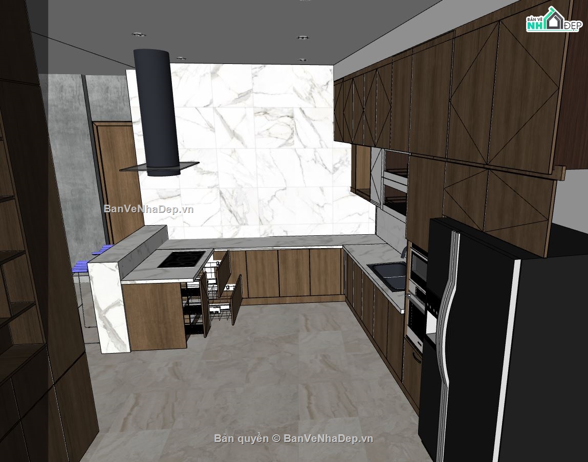 phòng bếp,nội thất phòng bếp,mẫu nội thất phòng bếp