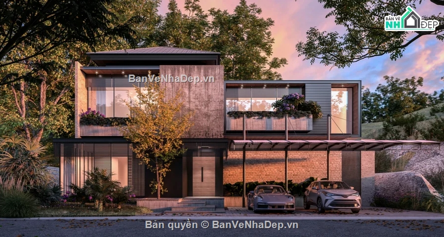 model nhà phố,nhà phố 2 tầng,nhà 2 tầng