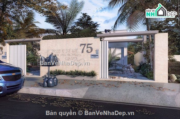 mẫu nhà 1 tầng,mẫu nhà mái bằng 1 tầng,su nhà 1 tầng