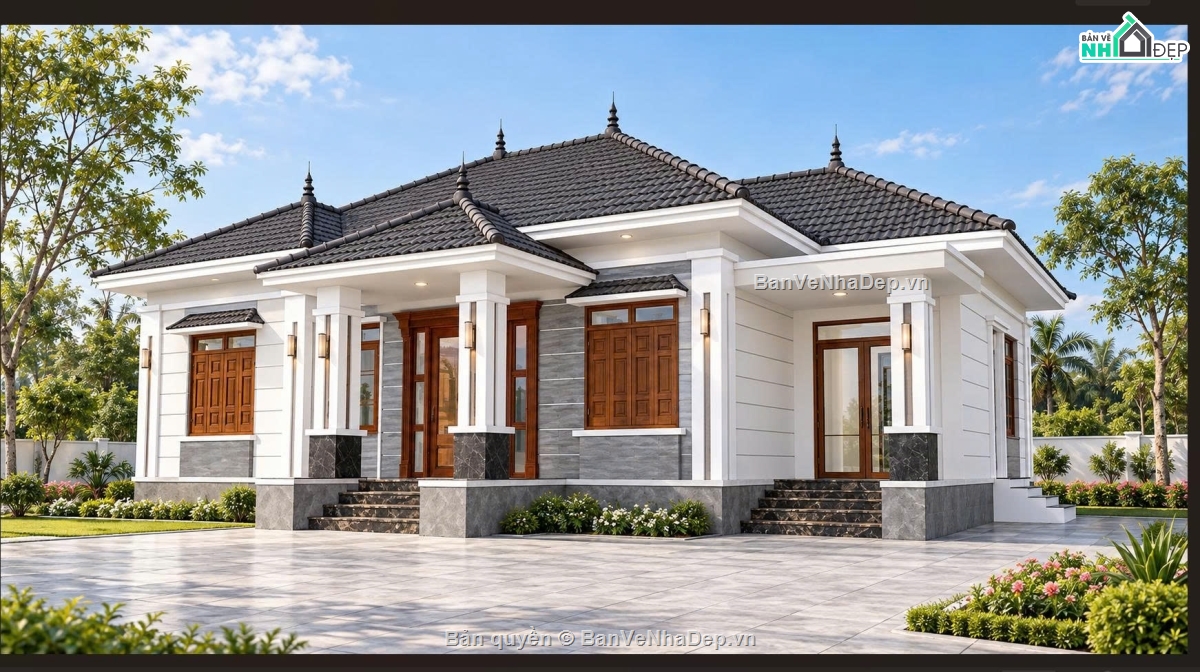 Bản vẽ nhà cấp 4 kích thước 10x15m,Mẫu nhà cấp 4 có 3 phòng ngủ,bản vẽ nhà cấp 4 đầy đủ,Bản vẽ nhà cấp 4 mái Nhật 10x15m,mẫu nhà cấp 4 mái Nhật đẹp