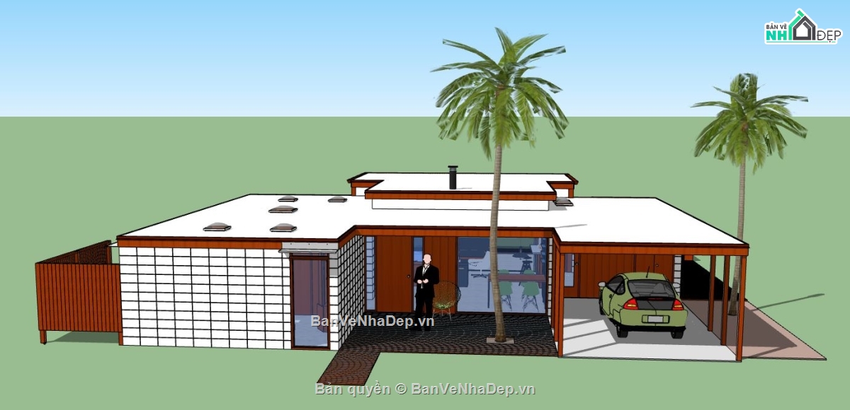 nhà làm việc,thiết kế nhà làm việc,file sketchup nhà làm việc,mẫu nhà làm việc sketchup