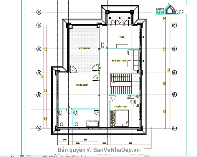 Nhà 2 tầng,nhà 2 tầng đẹp,nhà 2 tầng 11.15x15.6m,mẫu nhà 2 tầng đẹp,bản vẽ mẫu nhà phố 2 tầng