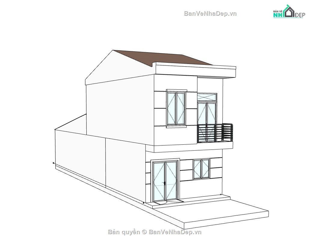 Nhà phố 2 tầng,Nhà 2 tầng đẹp,Nhà 2 tầng