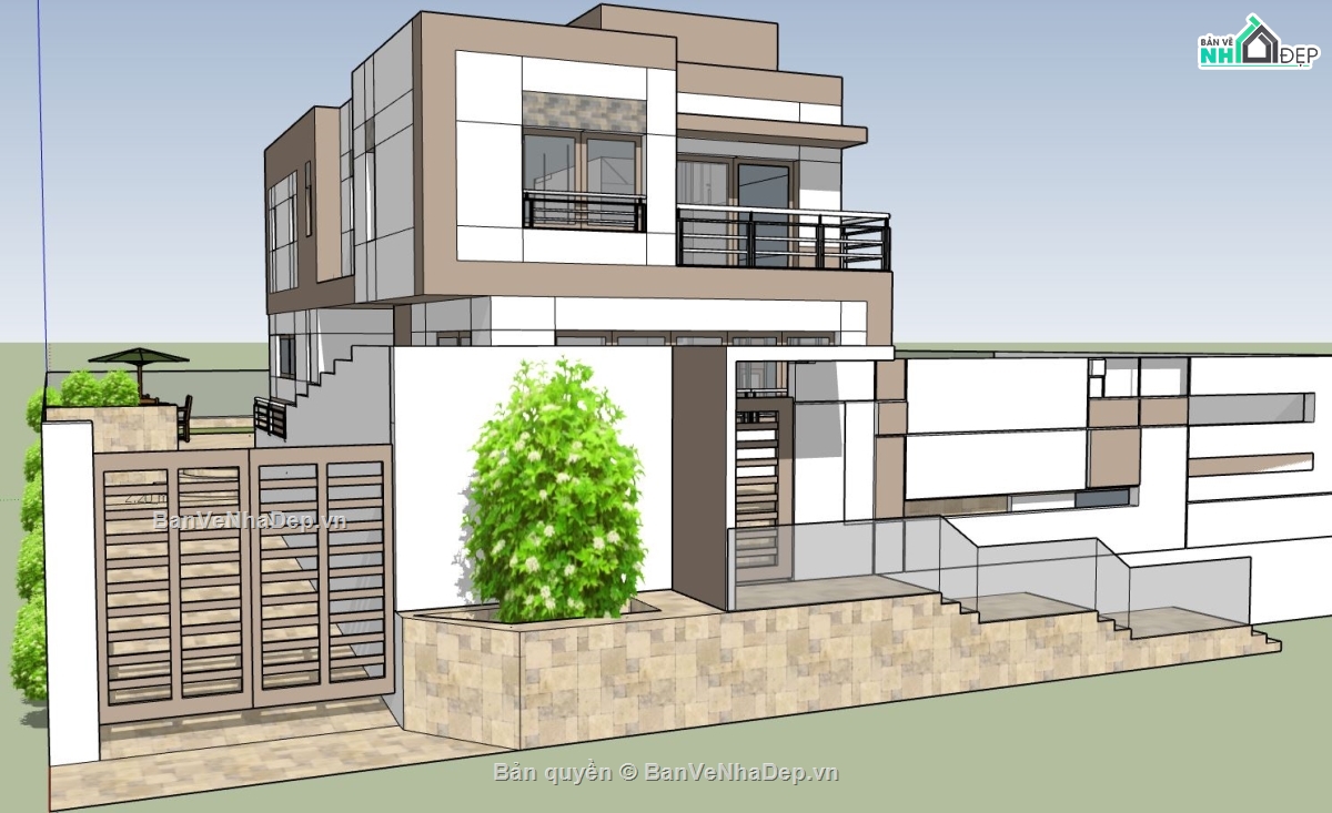 Thiết kế nhà phố,su nhà phố 2 tầng,nhà phố  2 tầng,model su nhà phố 2 tầng