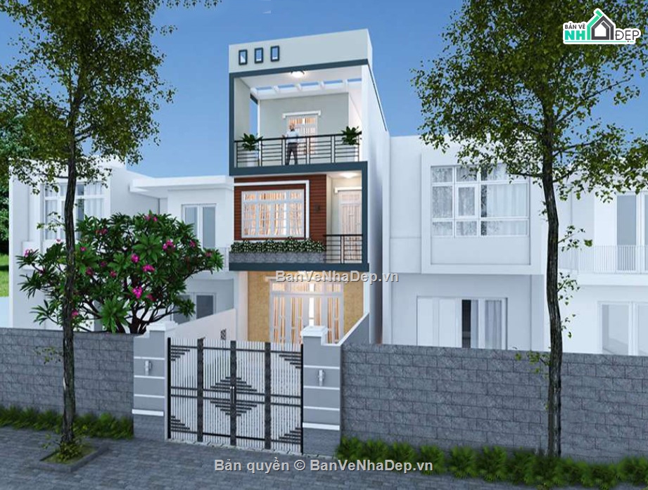 nhà 3 tầng,nhà phố 3 tầng,nhà phố 3 tầng đẹp