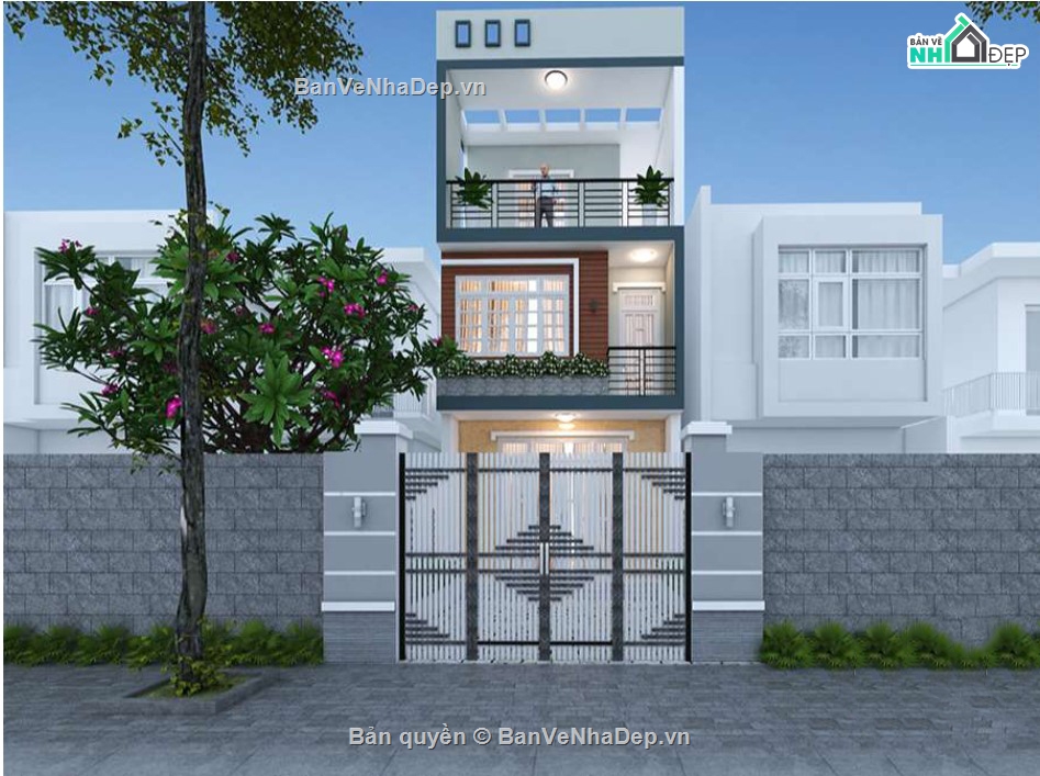 nhà 3 tầng,nhà phố 3 tầng,nhà phố 3 tầng đẹp