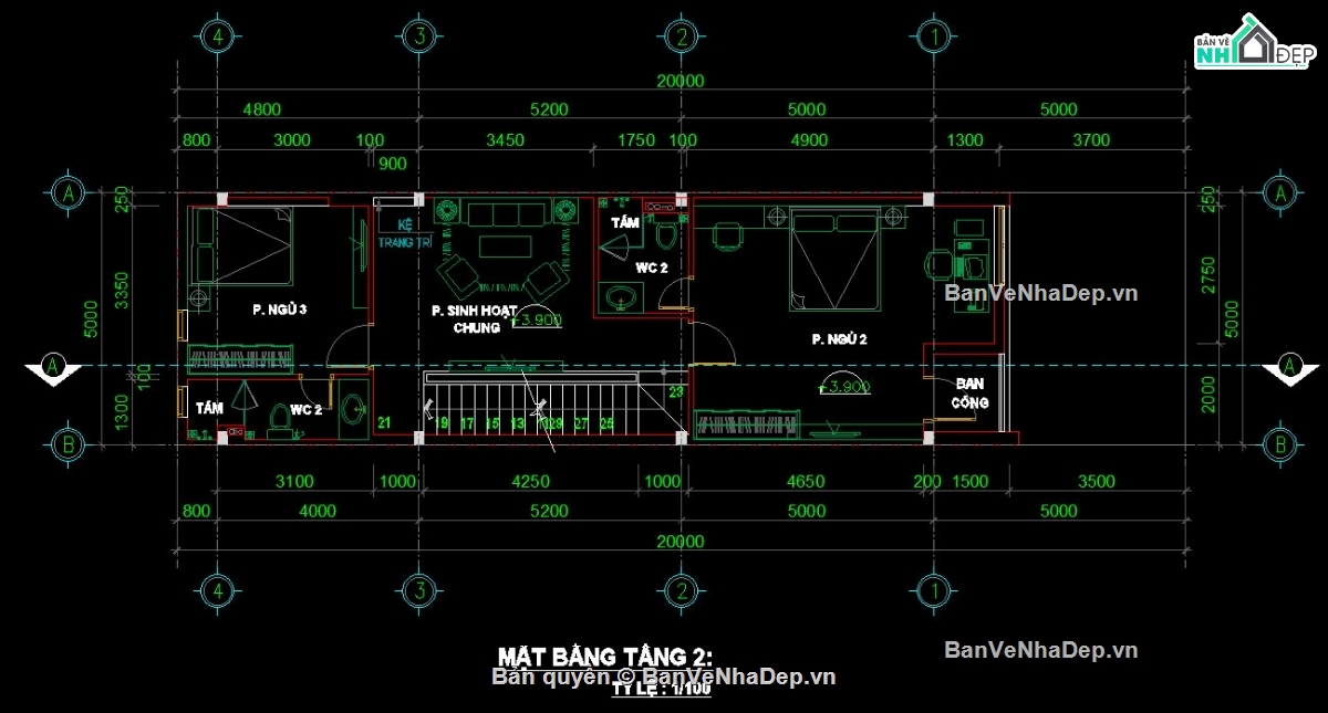 nhà 3 tầng,Mẫu nhà phố,nhà hiện đại,5X12,20X20