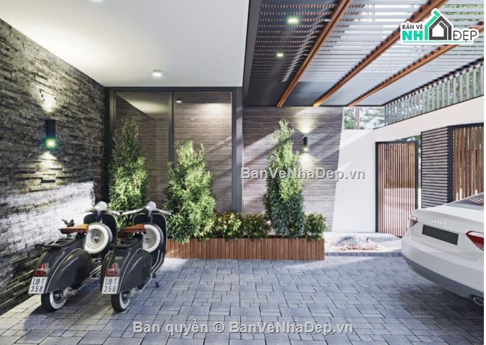 nhà 4 tầng,mẫu nhà phố 4 tầng,3dmax nhà phố 4 tầng