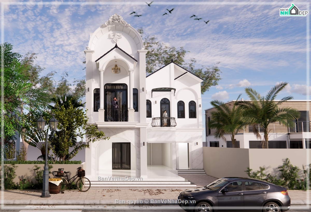 phong cách cổ điển,nhà phố cổ điển,cổ điển,nhà cổ điển