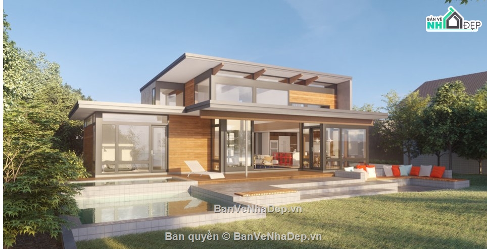 mẫu nhà vườn,nhà vườn lắp ghép,7x10m