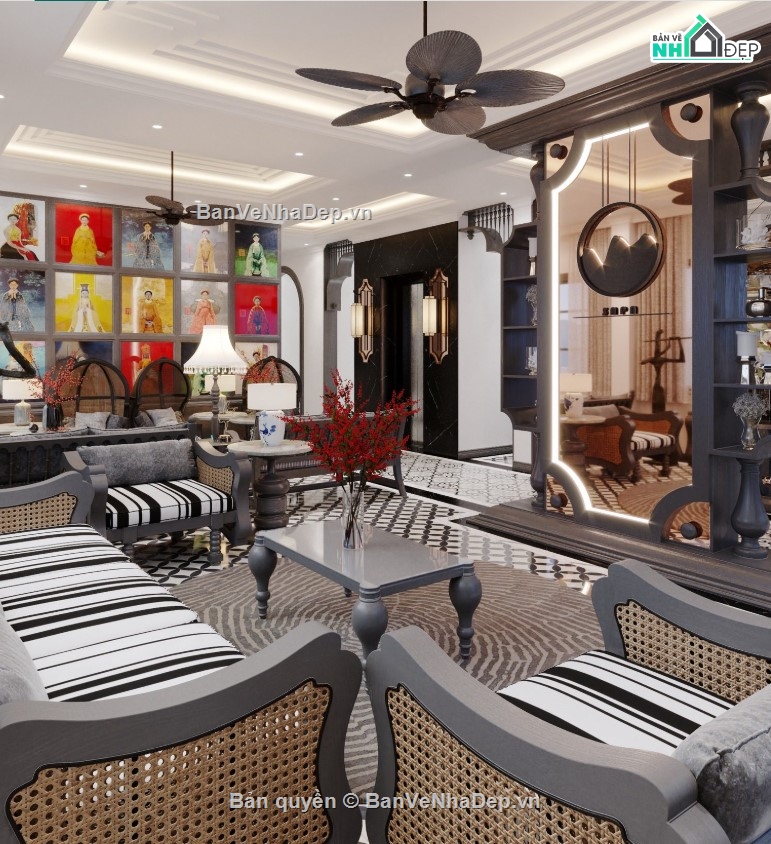 phòng khách sang trọng,3dmax phòng khách,3dmax phòng  khách