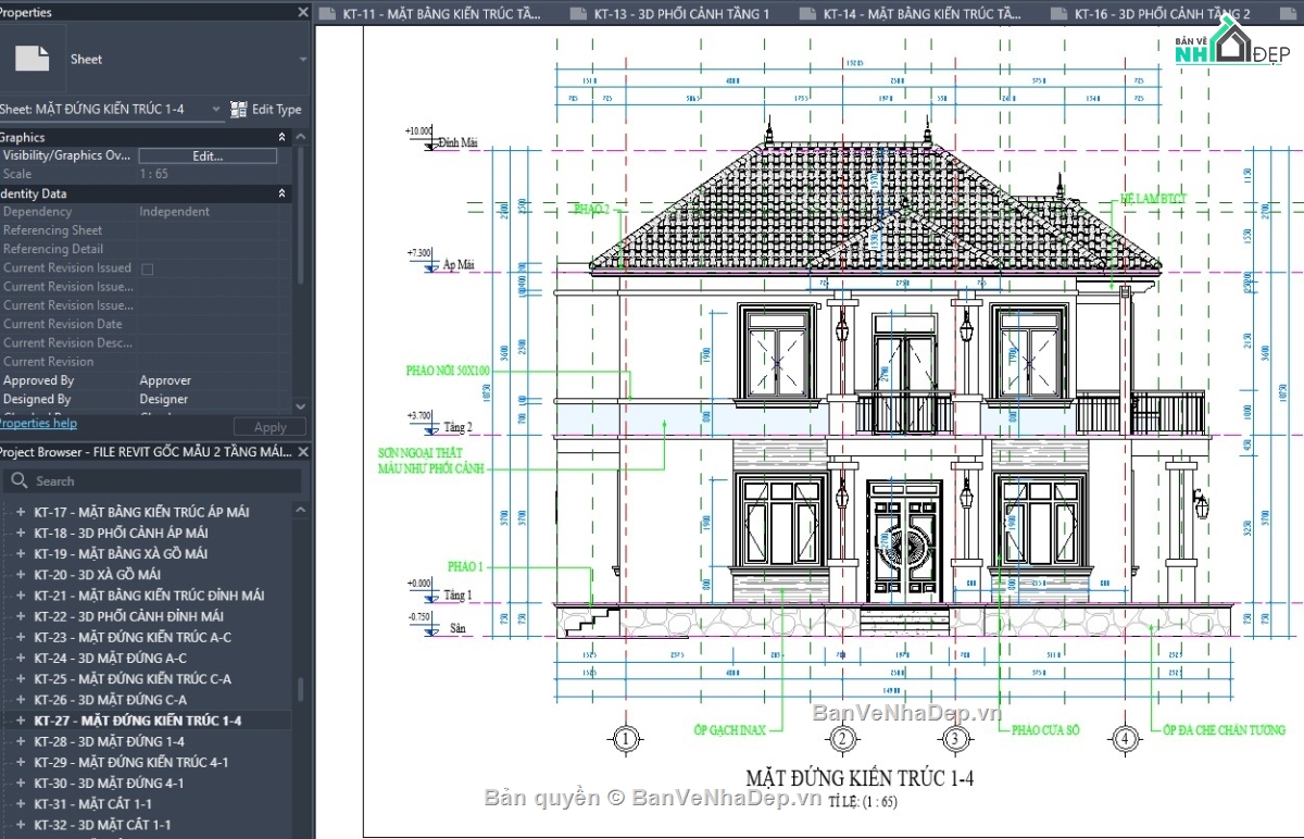revit biệt thự đẹp,revit biệt thự,mẫu revit biệt thự,revit biệt thự mái nhật,file revit nhà đẹp,file revit biệt thự đẹp