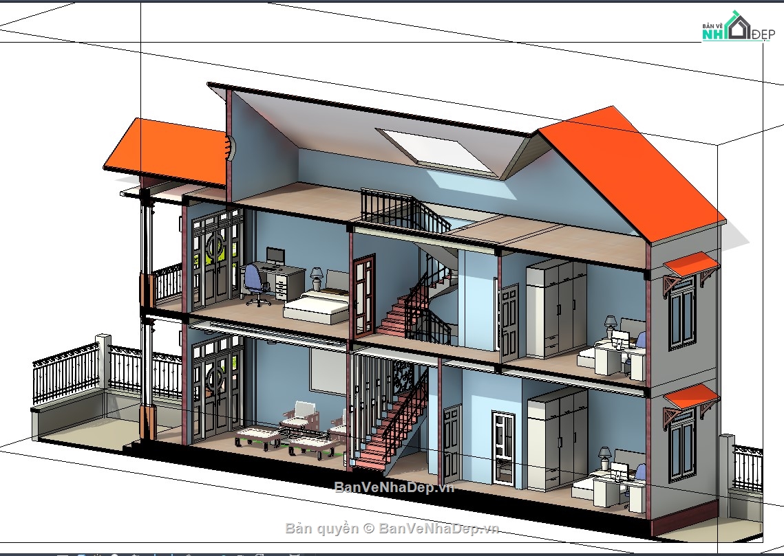 revit biệt thự  2 tầng,revit 2 tầng,mẫu revit nhà đẹp,thiết kế revit biệt thự,revit biệt thự,file revit nhà phố
