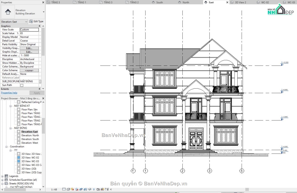 mẫu revit mái thái,mẫu revit biệt thự,file revit biệt thự,revit biệt thự,mẫu revit biệt thự đẹp,revit biệt thự mái thái