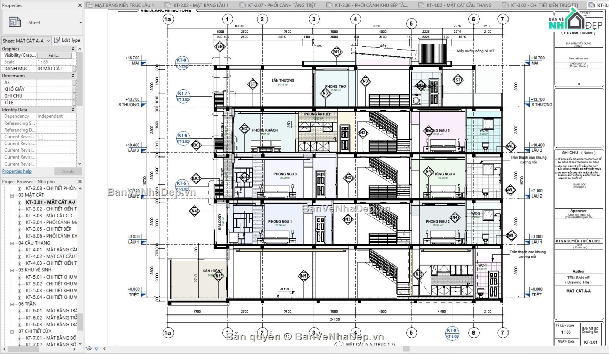 revit nhà phố,mẫu revit nhà phố đẹp,file revit nhà phố,thiết kế revit nhà phố,revit nhà đẹp