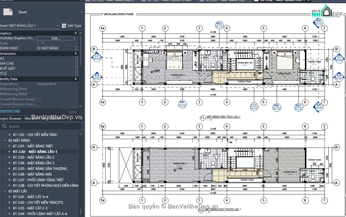 revit nhà phố,mẫu revit nhà phố đẹp,file revit nhà phố,thiết kế revit nhà phố,revit nhà đẹp