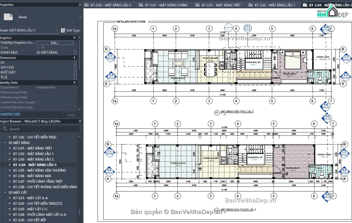 revit nhà phố,mẫu revit nhà phố đẹp,file revit nhà phố,thiết kế revit nhà phố,revit nhà đẹp