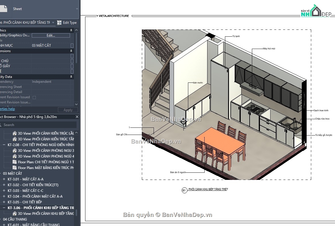revit nhà phố,mẫu revit nhà phố đẹp,file revit nhà phố,thiết kế revit nhà phố,revit nhà đẹp