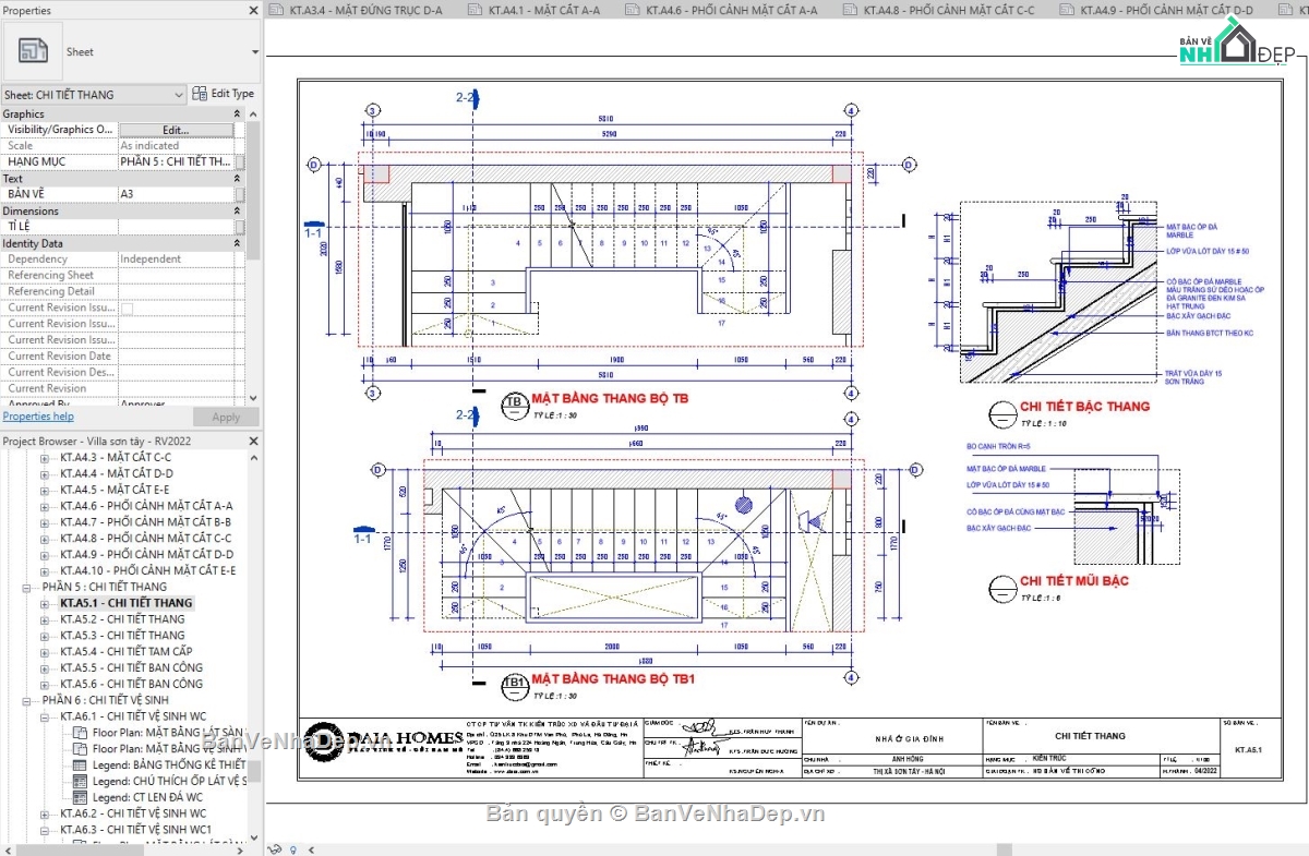 biệt thự 3 tầng,biệt thự 3 tầng 11x13m,revit biệt thự 3 tầng,revit mẫu biệt thự đẹp,revit biệt thự