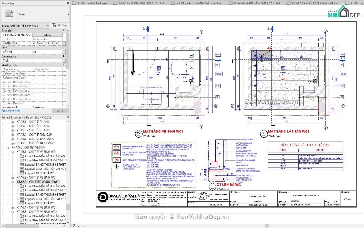 biệt thự 3 tầng,biệt thự 3 tầng 11x13m,revit biệt thự 3 tầng,revit mẫu biệt thự đẹp,revit biệt thự