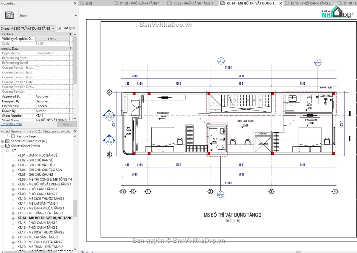 revit nhà phố,revit nhà phố 3 tầng,mẫu revit nhà phố đẹp,mẫu revit đẹp,revit kiến trúc