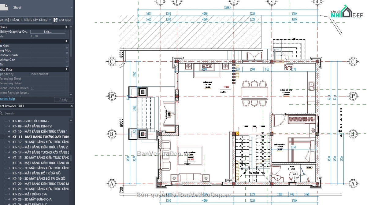 mẫu revit nhà mái nhật,revit biệt thự,revit nhà phố,revit nhà đẹp,revit biệt thự đẹp,mẫu revit biệt thự