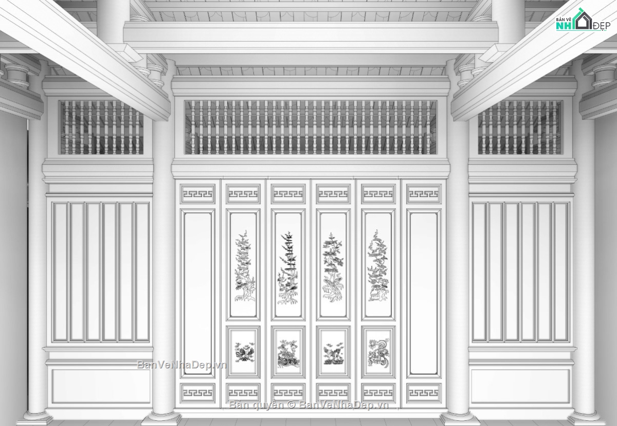 revit nhà đẹp cổ,revit nhà gỗ,revit nhà thờ họ,revit nhà thờ,file revit nhà thờ họ,file revit nhà đẹp