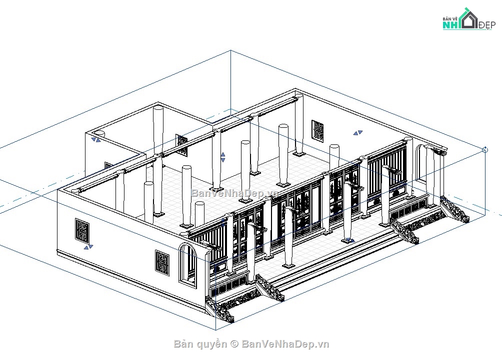revit nhà gỗ,revit nhà thờ,revit nhà cổ,file revit nhà gỗ,file revit nhà cổ,mẫu revit nhà gỗ