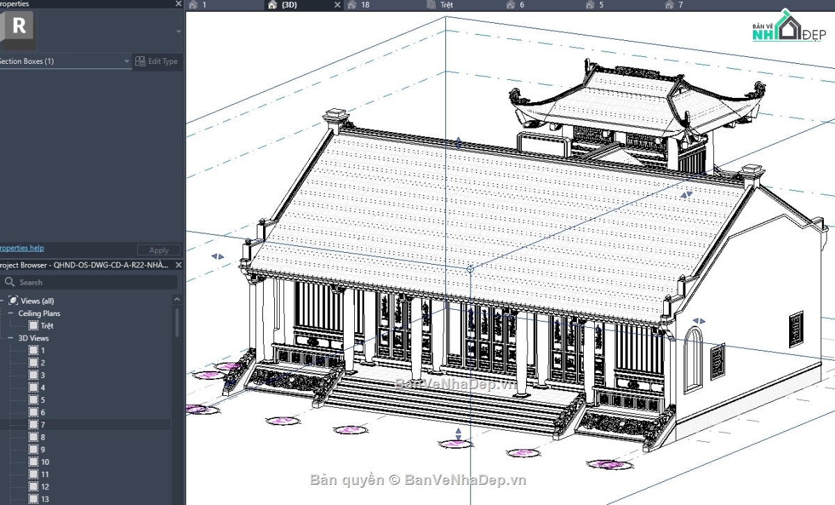 revit nhà gỗ,revit nhà thờ,revit nhà cổ,file revit nhà gỗ,file revit nhà cổ,mẫu revit nhà gỗ