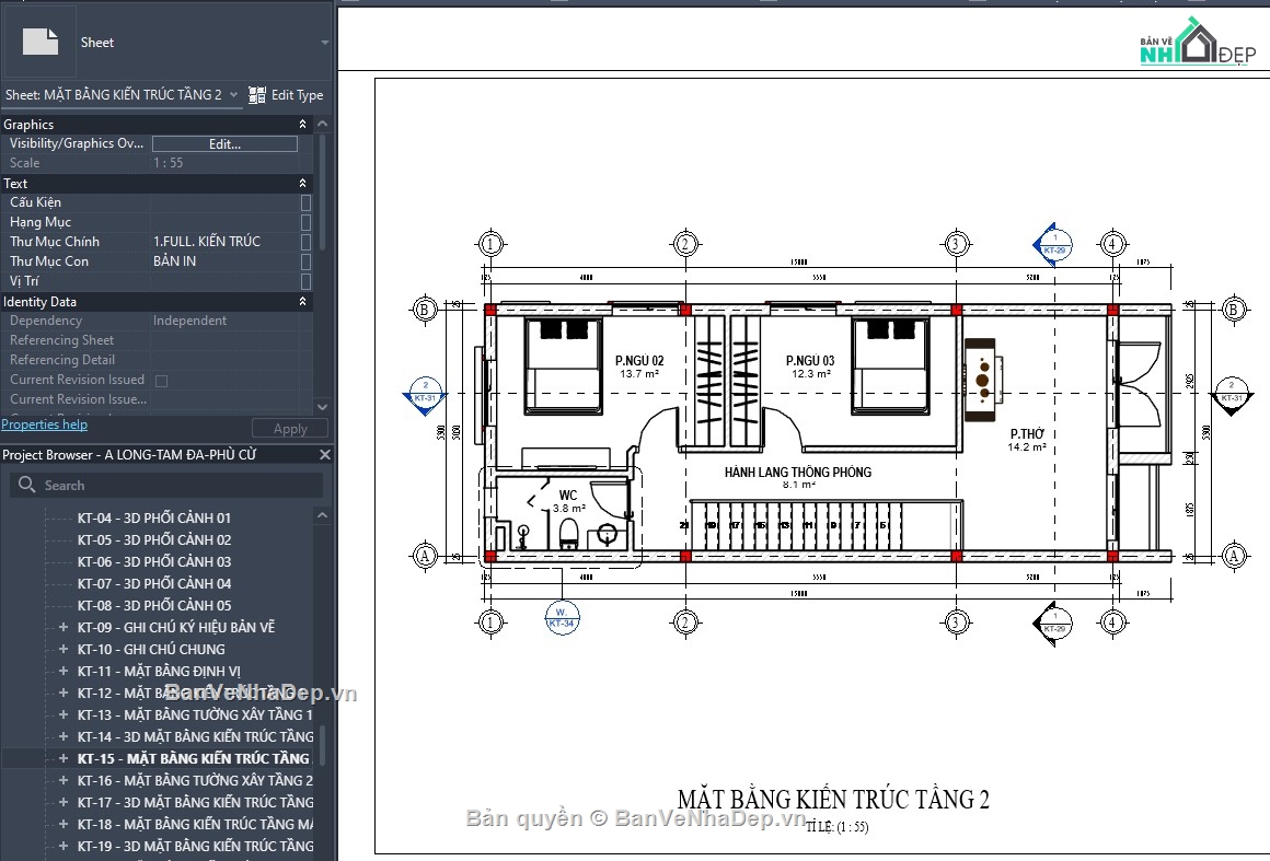 mẫu revit nhà phố,file revit nhà phố,revit nhà phố đẹp,thiết kế revit nhà phố,revit nhà dân