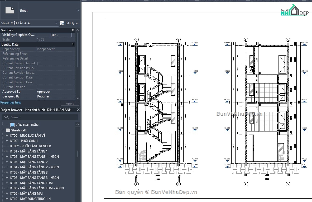 mẫu revit nhà phố,revit nhà phố,thiết kế revit nhà phố,file revit nhà phố,mẫu revit nhà đẹp
